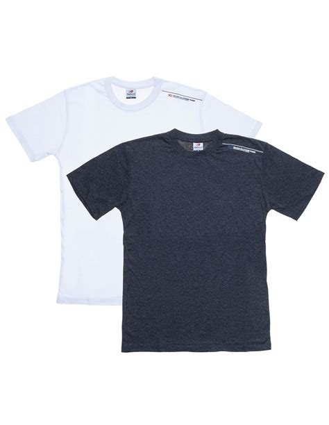 Ανδρικά T Shirts Two In One σε λευκό και γκρι χρώμα Vactivegr