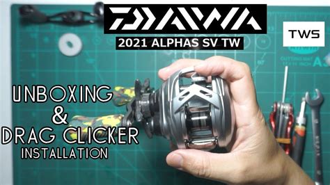 2021 DAIWA ALPHAS SV TW 800HL Unboxing Drag Clicker And Carbon
