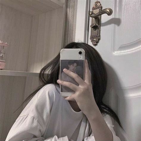 lấy follow korean girl photo cute korean girl mirror selfie girl