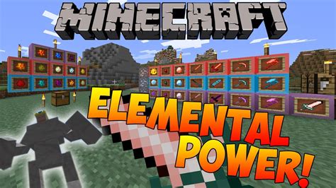 Minecraft Elemental Power Powerful Weapons And New Mobs Bosses