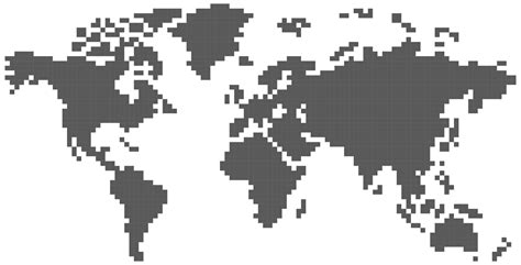World Map Black And White Png
