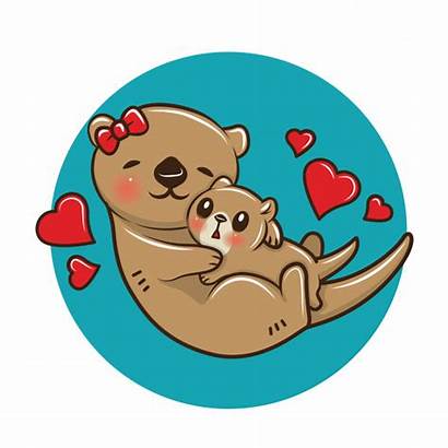 Otter Cartoon Animal Premium Concept Nutria Freepik