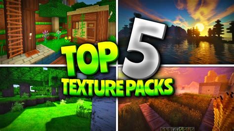Top 5 Textures Packs For Mcpe Minecraft 12 Texture Packs Pocket