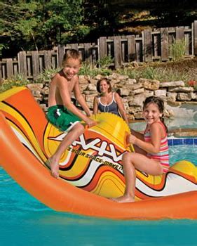 Aviva Water Totter Inflatable Teeter Totter Swimming Pool Floats Pool Time Fun Pool Floats