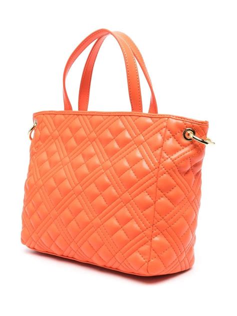 Love Moschino Quilted Faux Leather Tote Bag Farfetch