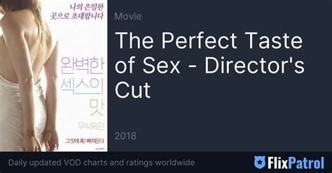 The Perfect Taste Of Sex Director S Cut • Flixpatrol