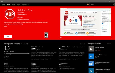 Adblock And Adblock Plus Now Available For Microsoft Edge