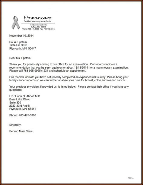 Professional Doctor Appointment Confirmation Email Template Example