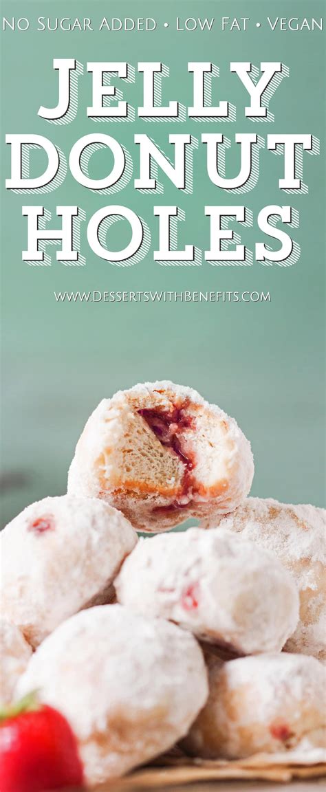 4 Ingredient Guilt Free Jelly Filled Donut Holes Recipe Baked Not Fried