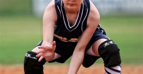 Softball Player About To Catch The Ball · Free Stock Photo