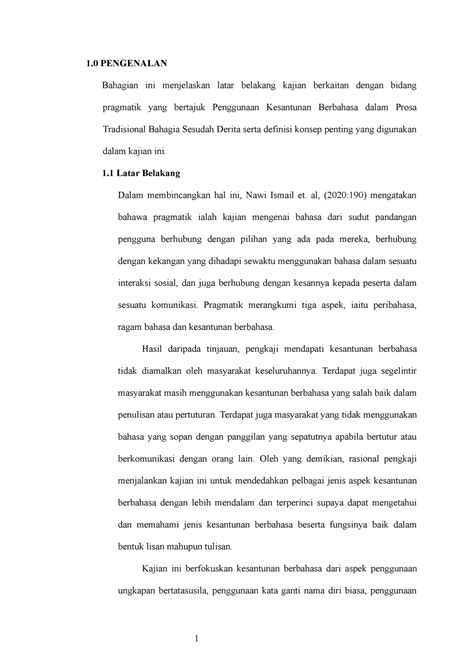 Penulisan ESEI Ilmiah Grade A Sejarah Kesusasteraan Melayu UMS Studocu