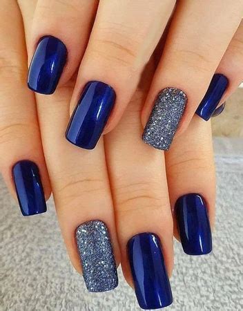 Guía de esmaltes de uñas: Uñas De Gelish Color Azul Marino - Decoradas Unas Color ...