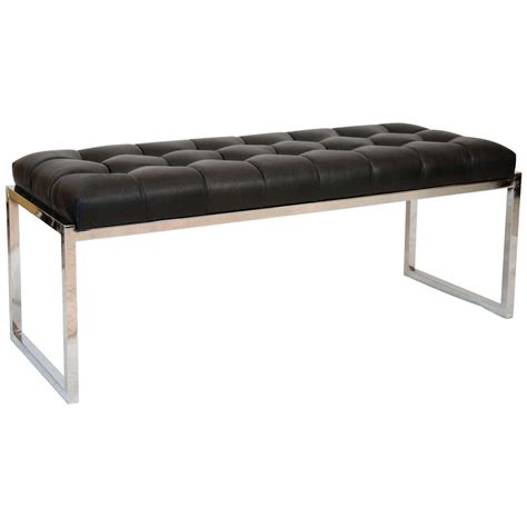 Leather Coffee Table Tufted Bench Essex Ottoman Leather Ottoman