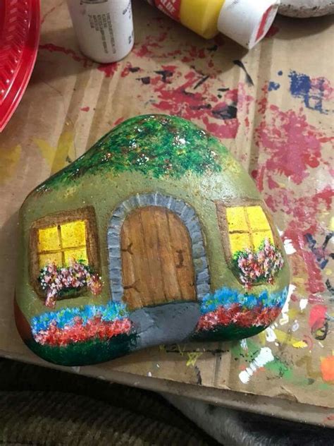Pin By Gracie Deford On Painted Rocks ° Fairy Houses ° Crafts