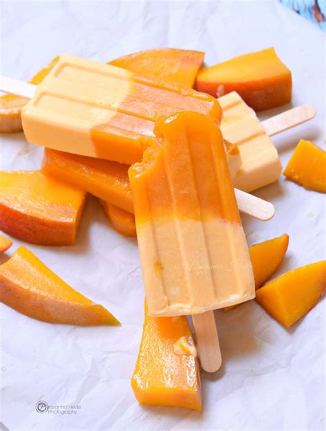 Creamy Mango Popsicles Savory Bites Recipes A Food Blog With Quick