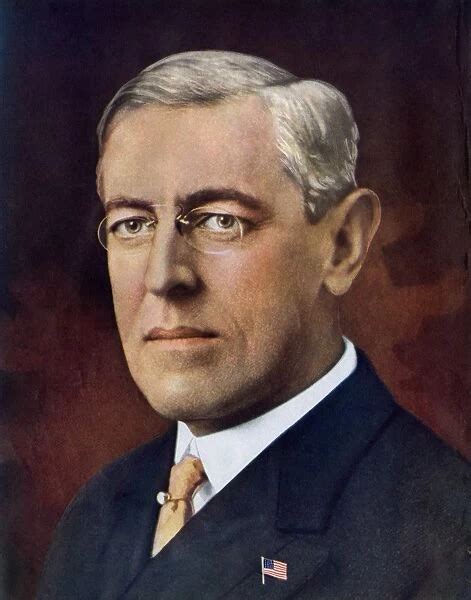 Us President Woodrow Wilson Print 5884704 Framed Photos Cards