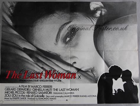The Last Woman Original Vintage Film Poster Original Poster Vintage