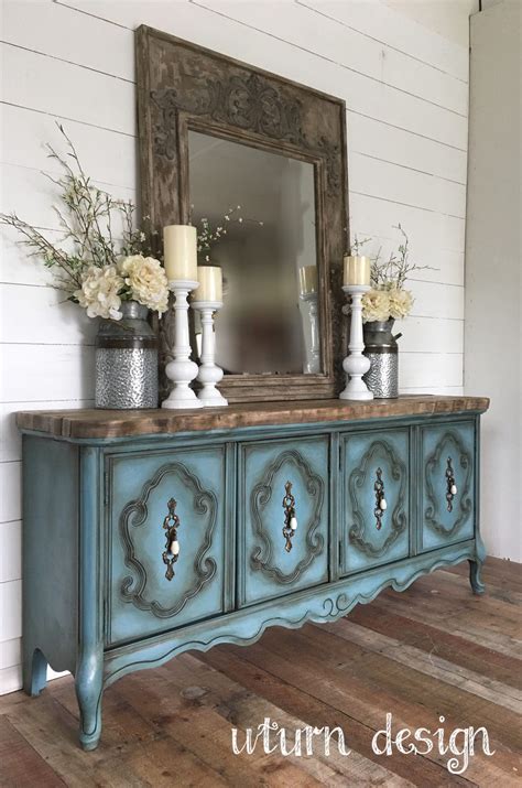 25 BEAUTIFUL BLUE Painted Furniture Ideas - Salvaged Inspirations