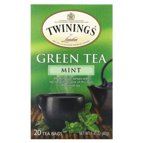 Twinings Of London Mint Green Tea Bags 20 Ct Food 4 Less