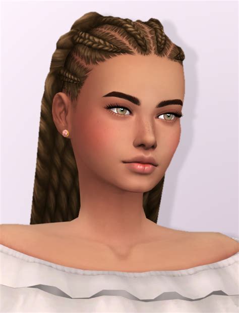 Serena Hairstyle Renorasims Sims Sims Hair Sims Hot Sex Picture
