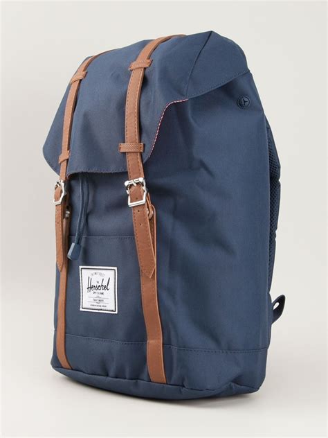 Lyst Herschel Supply Co Retreat Backpack In Blue For Men