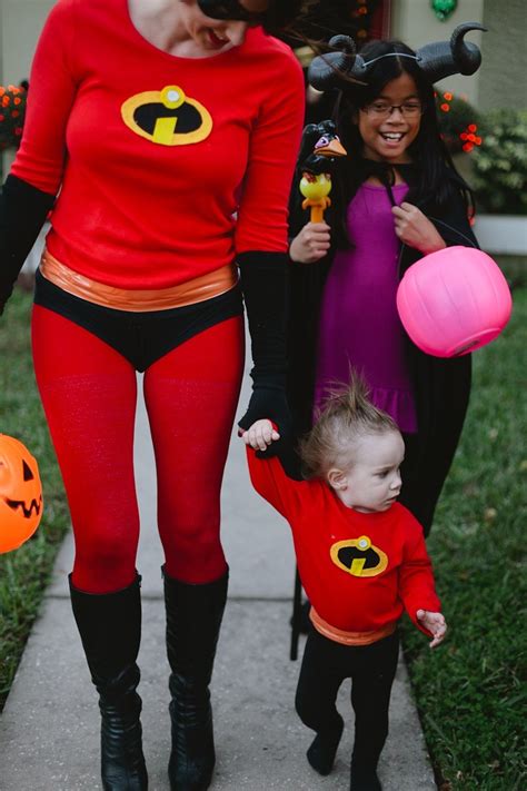Incredible/elastigirl costume for halloween this year. An Incredible Weekend + Easy DIY Incredibles Family Costume - Fresh Mommy Blog : Fresh Mommy Blog