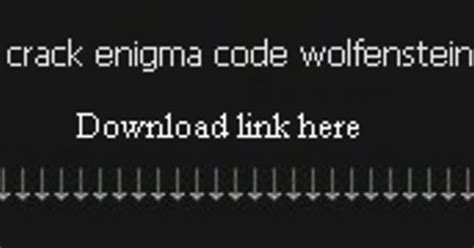 Crack Enigma Code Wolfenstein Imgur