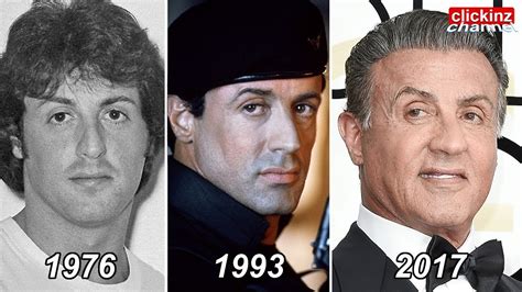 Sylvester Stallone Then And Now From 7 To 71 Years Old And Incredible