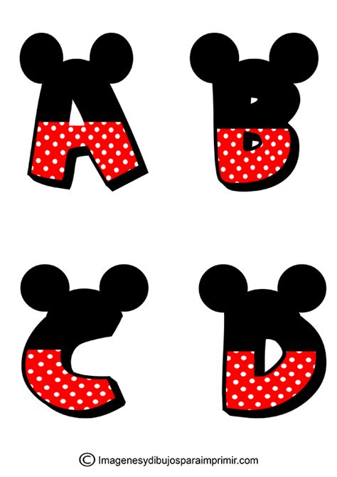 Moldes De Letras Disney Letras Disney Abecedario Mickey Mouse Images