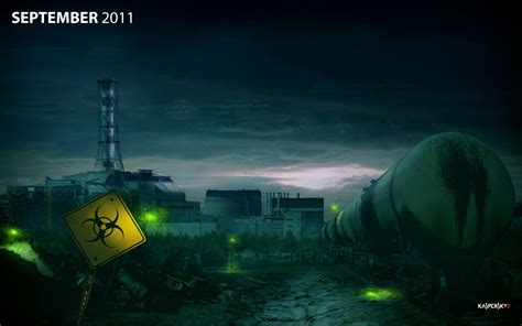 Hd Wallpaper Ukraine Chernobyl Train Night Radiation Kaspersky