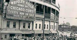 Image result for 1941 - An organ was played at a baseball stadium for the first time in Chicago, IL.