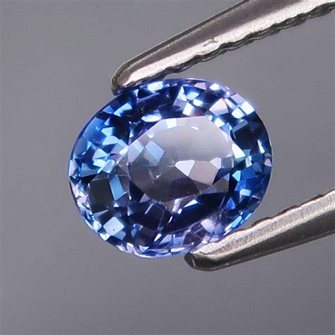 075cts Natural Sapphire Cornflower Blue Certifiable Etsy