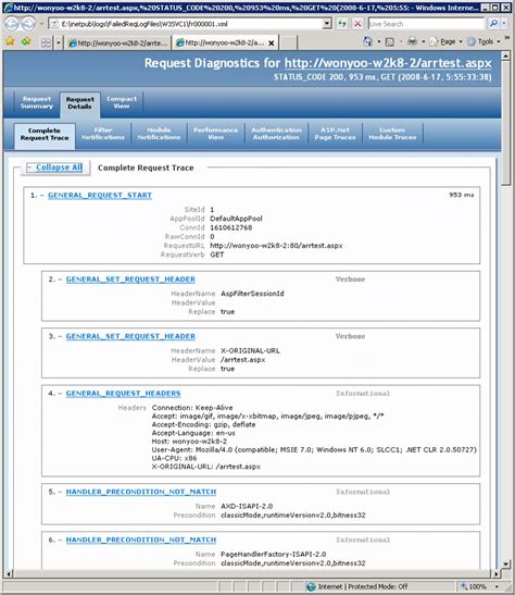 Using Failed Request Tracing Rules To Troubleshoot Application Request Routing Microsoft Learn