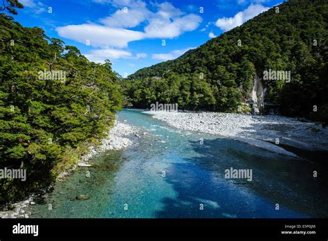 Beautiful Haast River Haast Pass South Island New Zealand Pacific