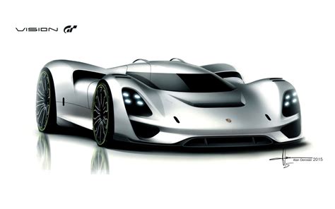 Porsche 908 04 Concept Design Sketch Render Car Body Design