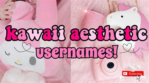 kawaii aesthetic usernames Summerツ YouTube