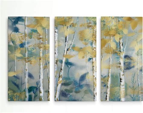 Renditions Gallery Abstract Nature Wall Art Yellow Gold