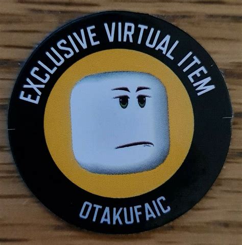 Roblox Otakufaic Exclusive Virtual Rare Code Immediate Delivery Ebay