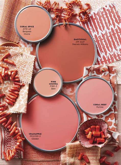 Color Report Crushing On Coral — Better Homes And Gardens Coral Paint