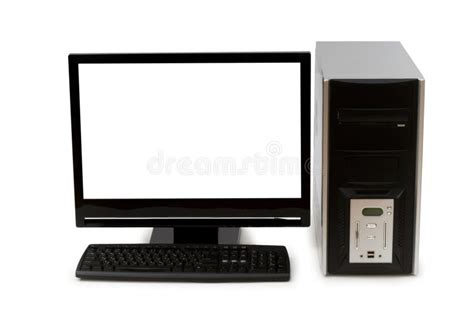Modern Desktop Computer Stock Photo Image Of Floppy Screen 8018918