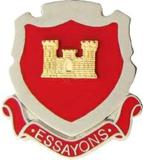Army Corps Of Engineersessayons Let Us Try Lapel Pin