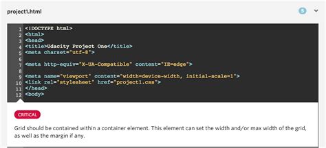 Html How To Put Grid In A Container Element Stack Overflow