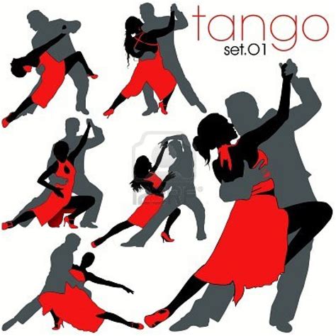 ~ assortment of various tango poses positions