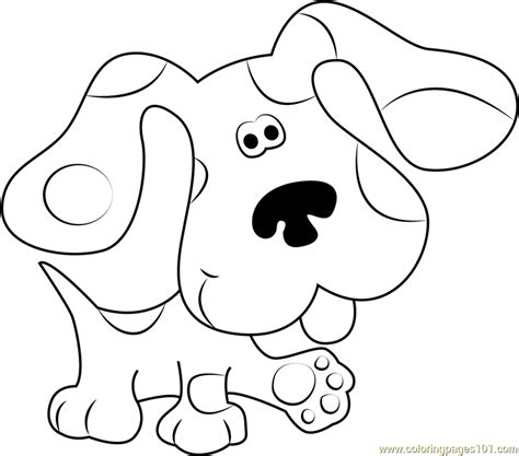 Blues Clues Walking Coloring Page