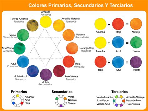 Comprendiendo Los Colores Primarios Secundarios Y Terciarios Dibujar