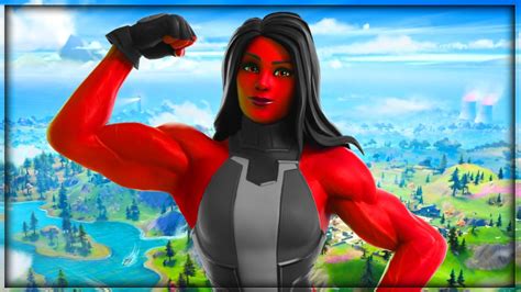 How To Get Red She Hulk In Fortnite Fortnite Red She Hulk Gameplay
