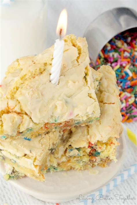 The phrase healthy birthday cake might sound like an oxymoron, but we're here to tell you it can be a vegan birthday cake that doesn't skimp on fun or flavor: Instead of Cake: Birthday Treat Ideas! | Plaid | Spring desserts, Blondie dessert, Sweet delights