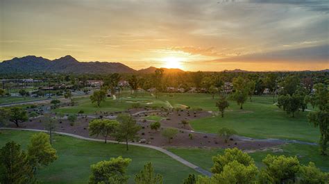 Arizona Mccormick Resort Golfcourse Sunset Photograph By Anthony