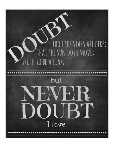 Never Doubt I Love