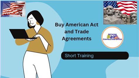 Buy American Act And Trade Agreements Youtube